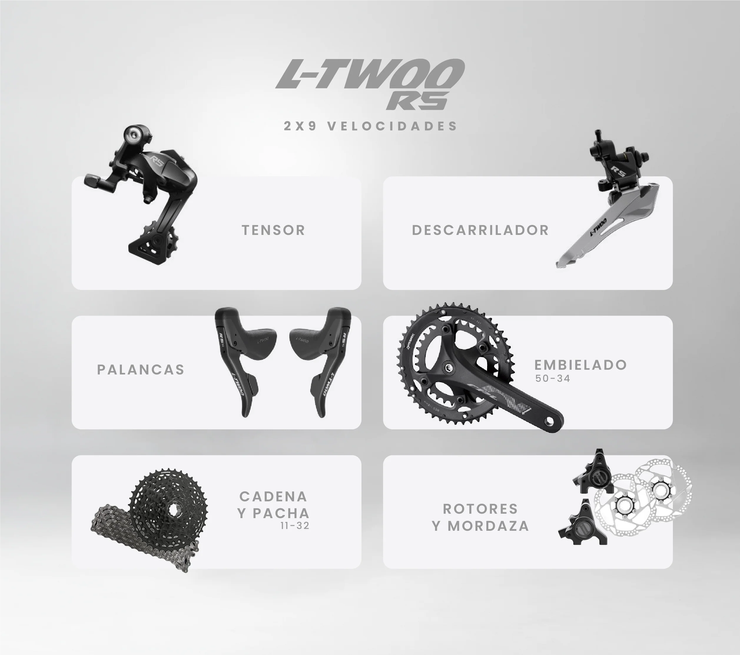 Bicicleta de ruta ELEMENTO en aluminio grupo LTWOO R5 2x9 vel. - Image 7